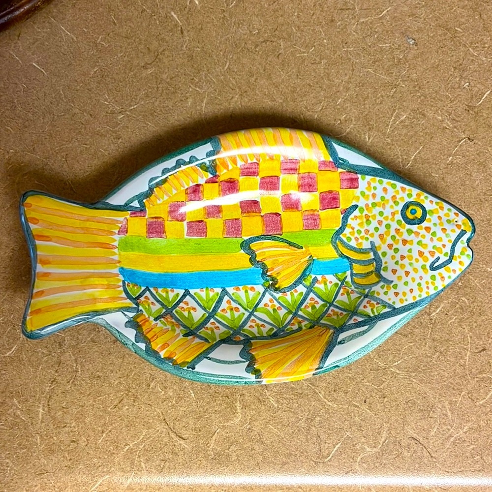 MacKenzie-Childs Fish Dish